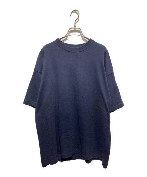LOOPWHEELER（ループウィラー）LOOPWHEELER (ループウィラー) BEAMS (ビームス) ルーズフィットtシャツ ネイビー サイズ:Ｌの古着・服飾アイテム