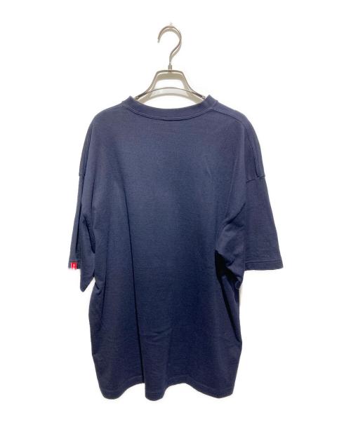 LOOPWHEELER（ループウィラー）LOOPWHEELER (ループウィラー) BEAMS (ビームス) ルーズフィットtシャツ ネイビー サイズ:Ｌの古着・服飾アイテム