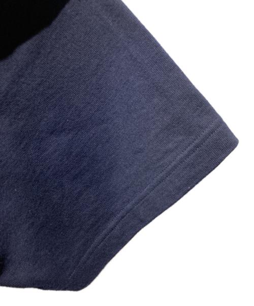 LOOPWHEELER（ループウィラー）LOOPWHEELER (ループウィラー) BEAMS (ビームス) ルーズフィットtシャツ ネイビー サイズ:Ｌの古着・服飾アイテム