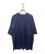 LOOPWHEELER×BEAMSループウィラー×ビームス）の古着「ルーズフィットtシャツ」｜ネイビー