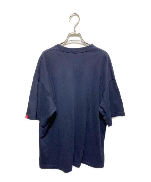 LOOPWHEELER（ループウィラー）LOOPWHEELER (ループウィラー) BEAMS (ビームス) ルーズフィットtシャツ ネイビー サイズ:Ｌの古着・服飾アイテム