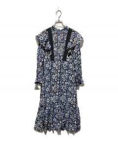 中古・古着通販】ANDMARY (アンドマリー) Baby slit mini dress グレー
