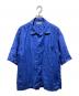 CAHLUMN（カウラム）の古着「Linen Open Collar Shirt」｜ブルー