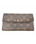 LOUIS VUITTON（ルイ ヴィトン）の古着「長財布/ポルトフォイユ・サラ」｜ブラウン