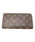 LOUIS VUITTON (ルイ ヴィトン) 長財布/ポルトフォイユ・サラ ブラウン：7000円
