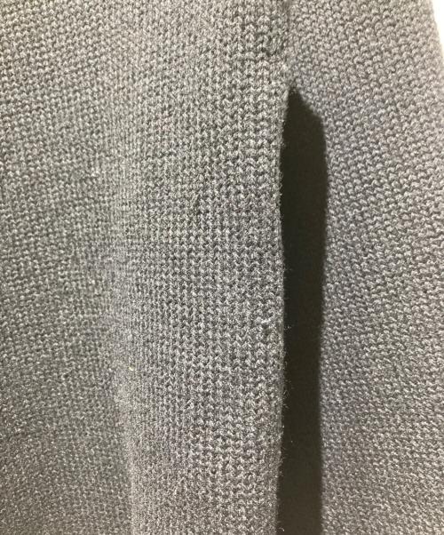 COMME des GARCONS SHIRT（コムデギャルソンシャツ）COMME des GARCONS SHIRT (コムデギャルソンシャツ) 14AW Vネックアシンメトリーウールニット ブラック サイズ:XSの古着・服飾アイテム