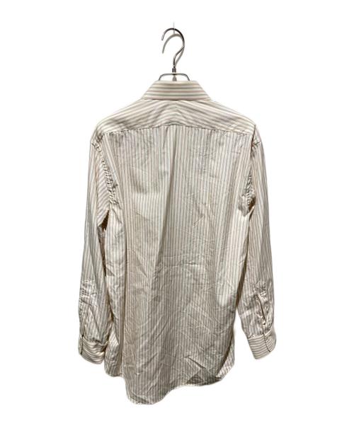 BROOKS BROTHERS（ブルックスブラザーズ）BROOKS BROTHERS (ブルックスブラザーズ) USA製Est.1818タグストライプシャツ レッド×ベージュ サイズ:14　1/2の古着・服飾アイテム