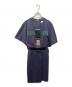 TOGA ARCHIVES（トーガアーカイブス）の古着「リネン混半袖ワンピース」｜ネイビー