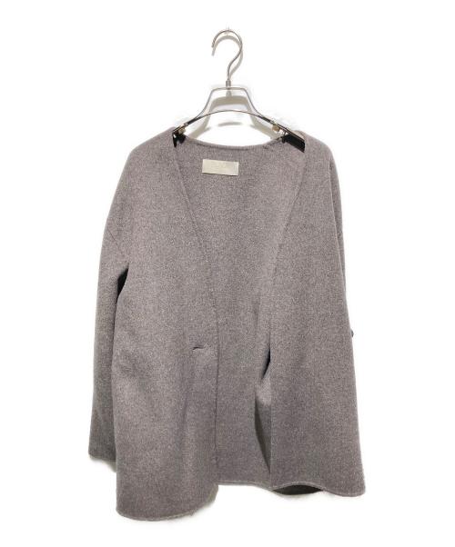 Plage（プラージュ）Plage (プラージュ) 25AW HAMILTON Cardigan/ノーカラーコート ブラウン サイズ:36の古着・服飾アイテム