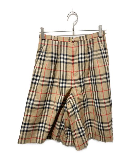Burberry's（バーバリーズ）Burberry's (バーバリーズ) ノバチェックショートパンツ ベージュ サイズ:11ARの古着・服飾アイテム