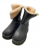 UGGアグ）の古着「Esmee Leather Boot/エスミーレザーブーツ」｜ブラック