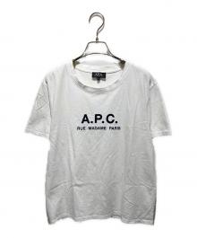 A.P.C.（アーペーセー）の古着「ロゴカットソー」｜ホワイト