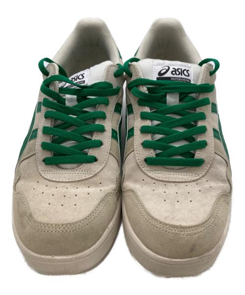 asics（アシックス）asics (アシックス) JAPAN PRO skateboarding/ローカットスニーカー グリーン×ベージュ サイズ:29の古着・服飾アイテム