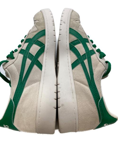 asics（アシックス）asics (アシックス) JAPAN PRO skateboarding/ローカットスニーカー グリーン×ベージュ サイズ:29の古着・服飾アイテム