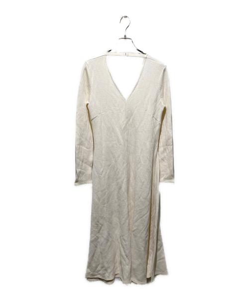 Priv. Spoons Club（プライベートスプーンズクラブ）Priv. Spoons Club (プライベートスプーンズクラブ) rib open back dress/リブオープンバックドレス ホワイト サイズ:FREE 未使用品の古着・服飾アイテム