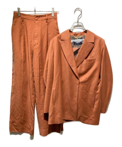 MAISON SPECIAL（メゾンスペシャル）MAISON SPECIAL (メゾンスペシャル) ウールベルト付セットアップ ブラウン サイズ:1の古着・服飾アイテム