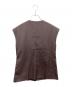 RIM.ARK (リムアーク) Vest like tops/ノースリーブブラウス ブラウン サイズ:FREE：10000円