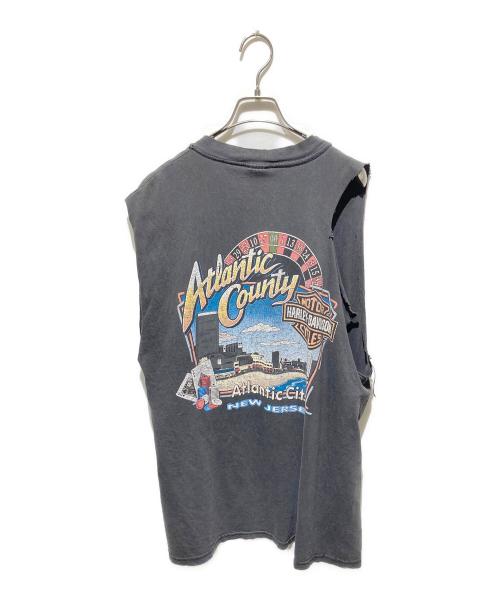 HARLEY-DAVIDSON（ハーレーダビッドソン）HARLEY-DAVIDSON (ハーレーダビッドソン) USA製 ノースリーブTシャツ ブラック サイズ:Ｌの古着・服飾アイテム