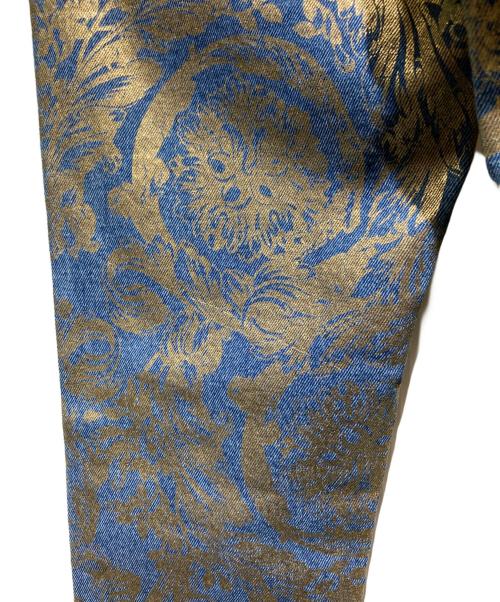 VERSACE JEANS COUTURE（ヴェルサーチ ジーンズクチュール）VERSACE JEANS COUTURE (ヴェルサーチ ジーンズクチュール) バロッコ柄デニムパンツ ブルー サイズ:28の古着・服飾アイテム