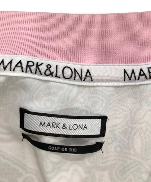 MARK&LONA（マークアンドロナ）MARK&LONA (マークアンドロナ) 総柄トラックジャケット ピンク サイズ:38の古着・服飾アイテム