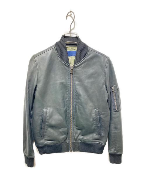 AVIREX（アヴィレックス）AVIREX (アヴィレックス) ラムレザージャケット ブラック サイズ:不明の古着・服飾アイテム