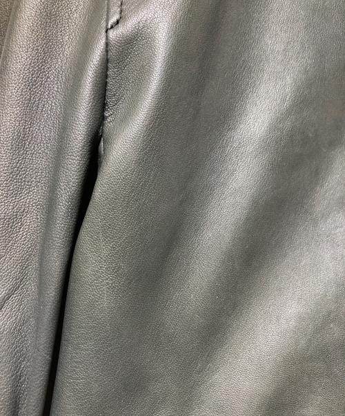 AVIREX（アヴィレックス）AVIREX (アヴィレックス) ラムレザージャケット ブラック サイズ:不明の古着・服飾アイテム