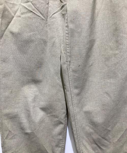 GRAMICCI（グラミチ）GRAMICCI (グラミチ) bshop〈別注〉2タックワイドテーパードパンツ ベージュ サイズ:Sの古着・服飾アイテム