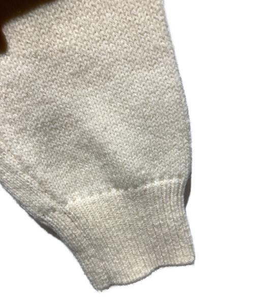 BEAMS GOLF（ビームスゴルフ）BEAMS GOLF (ビームスゴルフ) サガラワッペンニット アイボリー サイズ:Ｌの古着・服飾アイテム