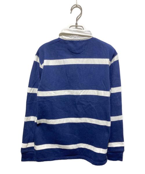 POLO RALPH LAUREN（ポロ・ラルフローレン）POLO RALPH LAUREN (ポロ・ラルフローレン) ラガーシャツ ネイビー×ホワイト サイズ:Ｌの古着・服飾アイテム