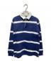 POLO RALPH LAUREN（ポロ・ラルフローレン）の古着「ラガーシャツ」｜ネイビー×ホワイト
