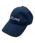 CELINE（セリーヌ）の古着「ロゴベースボールキャップ」｜ネイビー