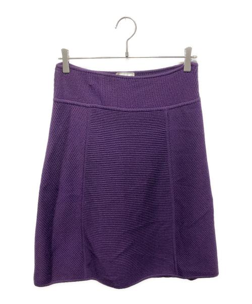 FENDI（フェンディ）FENDI (フェンディ) イタリア製OLD ニットスカート パープル サイズ:42の古着・服飾アイテム