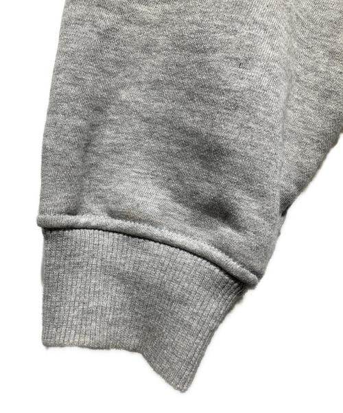 DIESEL（ディーゼル）DIESEL (ディーゼル) f-flacinジップアップ Dロゴ スタンドネック コットンジャケット グレー サイズ:XSの古着・服飾アイテム