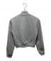 DIESEL (ディーゼル) f-flacinジップアップ Dロゴ スタンドネック コットンジャケット グレー サイズ:XS：13000円