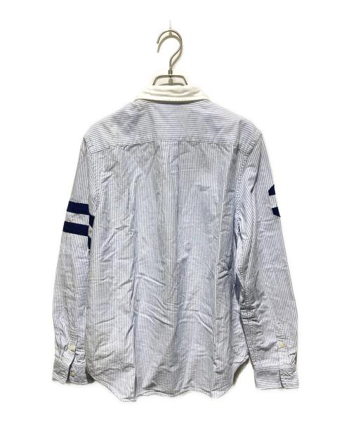RALPH LAUREN（ラルフローレン）RALPH LAUREN (ラルフローレン) ビックポニーストライプシャツ ブルー サイズ:ＸＬの古着・服飾アイテム