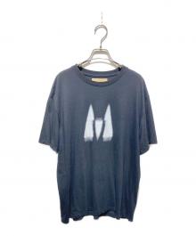 Matin Kim（マーティン・キム）の古着「MロゴグラフィックTシャツ」｜ブラック