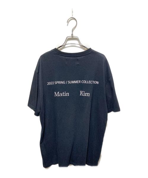 Matin Kim（マーティン・キム）Matin Kim (マーティン・キム) MロゴグラフィックTシャツ ブラック サイズ:FREEの古着・服飾アイテム