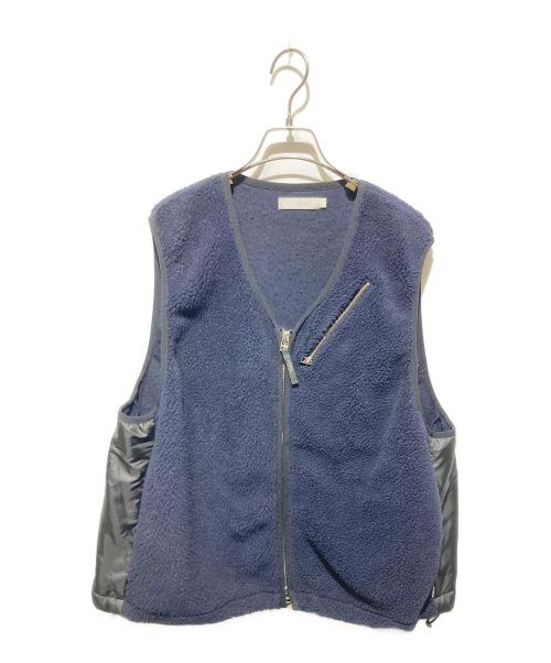 ROTOL（ロトル）ROTOL (ロトル) ダブルジップボアベスト ネイビー サイズ:2の古着・服飾アイテム