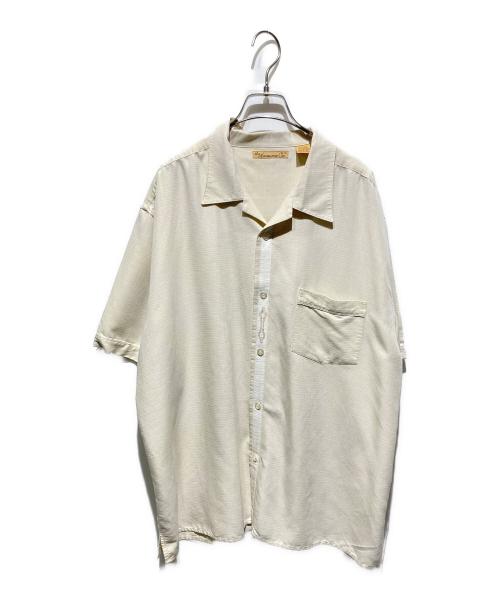 THE Havanera（ザ・ハバネラ）THE Havanera (ザ・ハバネラ) レーヨン半袖シャツ ベージュ サイズ:ＸＬの古着・服飾アイテム