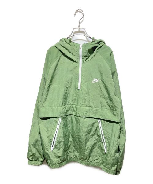 NIKE（ナイキ）NIKE (ナイキ) フーデッド ウーブンアノラック グリーン サイズ:Ｌの古着・服飾アイテム