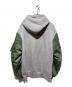 COMME des GARCONS HOMME (コムデギャルソン オム) MA-1 SLEEVE PARKA カーキ×グレー サイズ:Ｍ：25000円