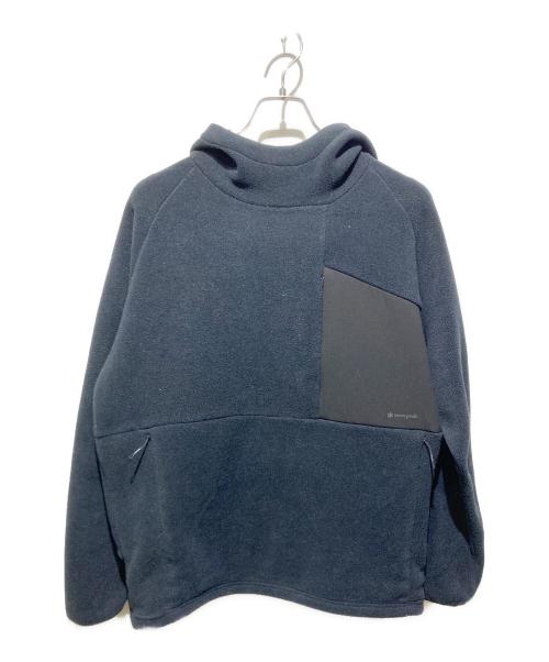 Snow peak（スノーピーク）snow peak (スノーピーク) Double Face Fleece Hoodie ブラック サイズ:Ｍの古着・服飾アイテム