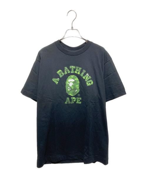BAPE BY A BATHING APE（ベイプバイアベイシングエイプ）BAPE BY A BATHING APE (ベイプバイアベイシングエイプ) サルカモTシャツ ブラック サイズ:Ｌの古着・服飾アイテム