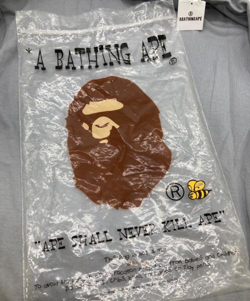 BAPE BY A BATHING APE（ベイプバイアベイシングエイプ）BAPE BY A BATHING APE (ベイプバイアベイシングエイプ) ビッグフェイスTシャツ グレー サイズ:Ｌ 未使用品の古着・服飾アイテム