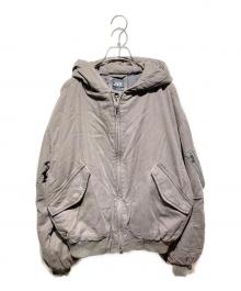 ZARA（ザラ）の古着「ダック地アクティブジャケット」｜グレー