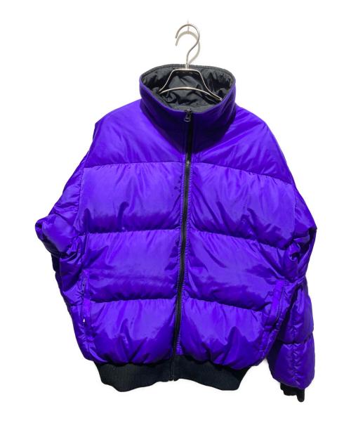 Columbia（コロンビア）Columbia (コロンビア) リバーシブルダウンジャケット パープル×ブラック サイズ:Ｍの古着・服飾アイテム