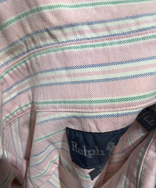 RALPH LAUREN（ラルフローレン）RALPH LAUREN (ラルフローレン) ストライプシャツ ピンク サイズ:LLの古着・服飾アイテム