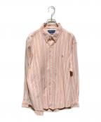 RALPH LAURENラルフローレン）の古着「ストライプシャツ」｜ピンク