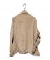 BEAMS PLUS (ビームスプラス) シアサッカーチェックジッパーブルゾン ベージュ サイズ:Ｍ：8000円