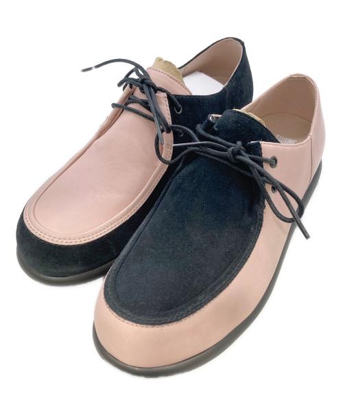 CAMPER（カンペール）CAMPER (カンペール) FLAT APARTMENT (フラットアパートメント) フォーマルシューズ ピンク×ブラック サイズ:37の古着・服飾アイテム